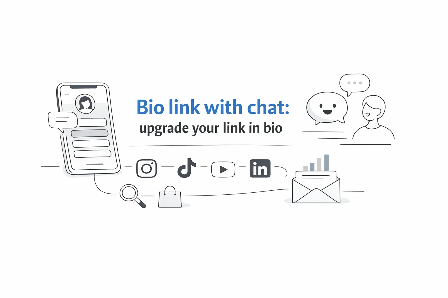 Bio link with chat: upgrade your link in bio